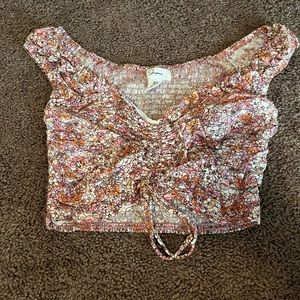 floral blouse